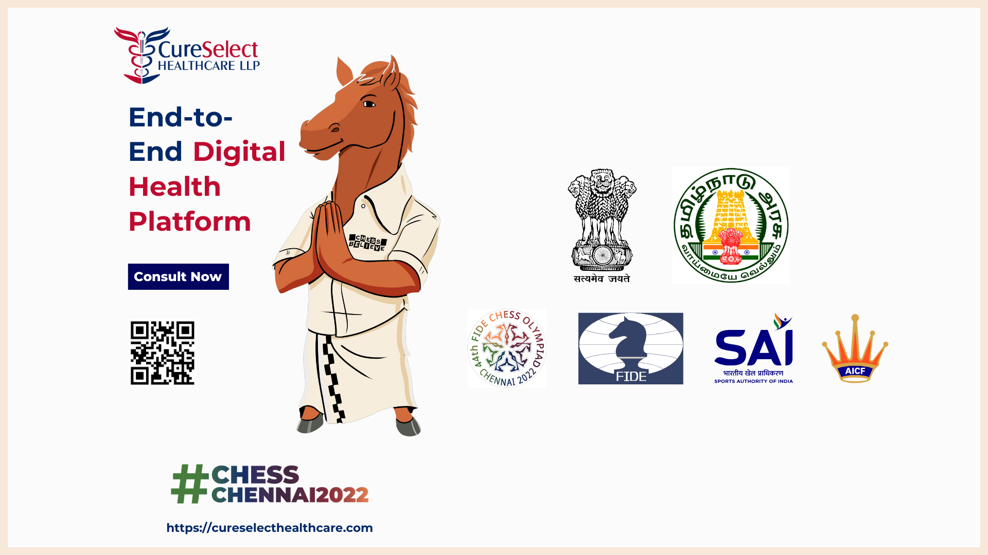 CureSelect Healthcare's digital partnership at the 44th Chess Olympiad